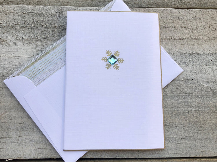Snowflake Note Card
