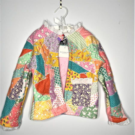 Toddler Patchwork Quilted Jacket - Size Medium