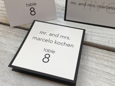 Table Cards, Table Seating Cards, Wedding Seating Cards, Escort Cards, Place Cards, Set of 10