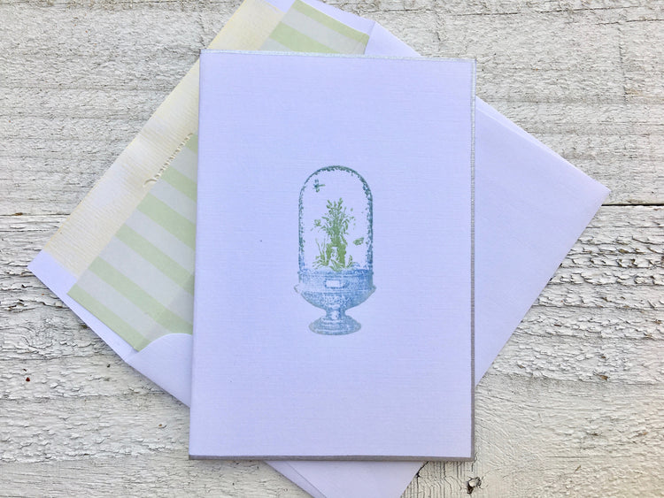 Bell Jar with Garden Note Cards
