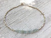 Aquamarine & Silver Bracelet