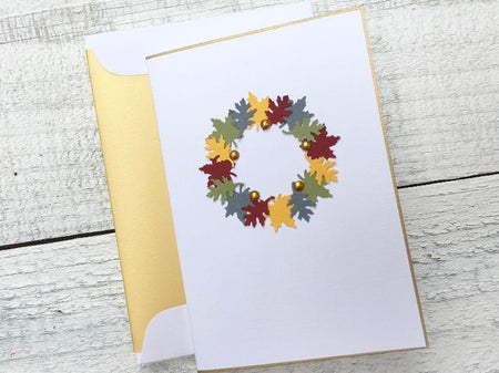 Wreath Stationery - Fall Wreath Cards - Fall Stationery - Fall Note Cards - Fall Cards - Thanksgiving Cards - Wreath Note Cards-Wreath Cards