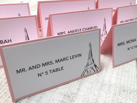 Eiffel Tower Place Cards