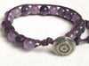 Amethyst Purple Wrap Bracelet