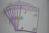 Mazel Tov Note Cards - Mazel Tov Stationery - Bat Mitzvah Cards - Flower Stationery - Mazel Tov Cards - Floral Stationery